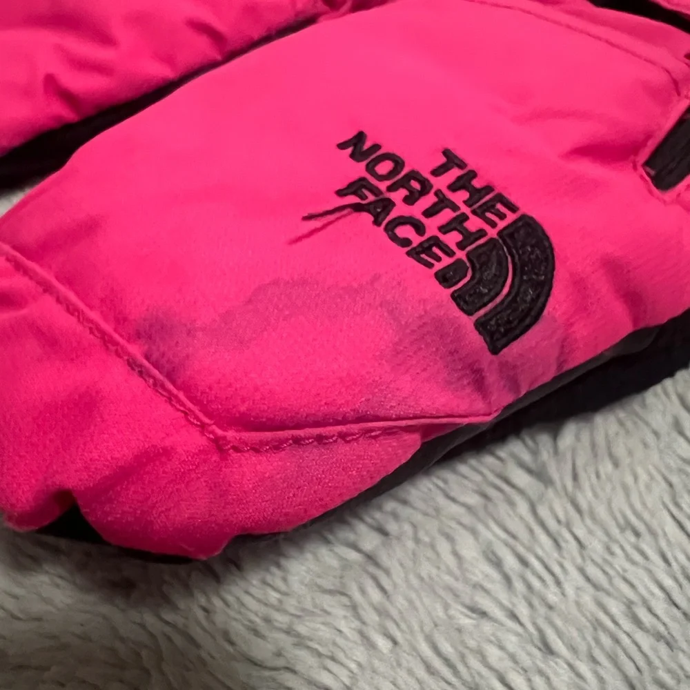 The North Face Kids Bright Pink Mittens